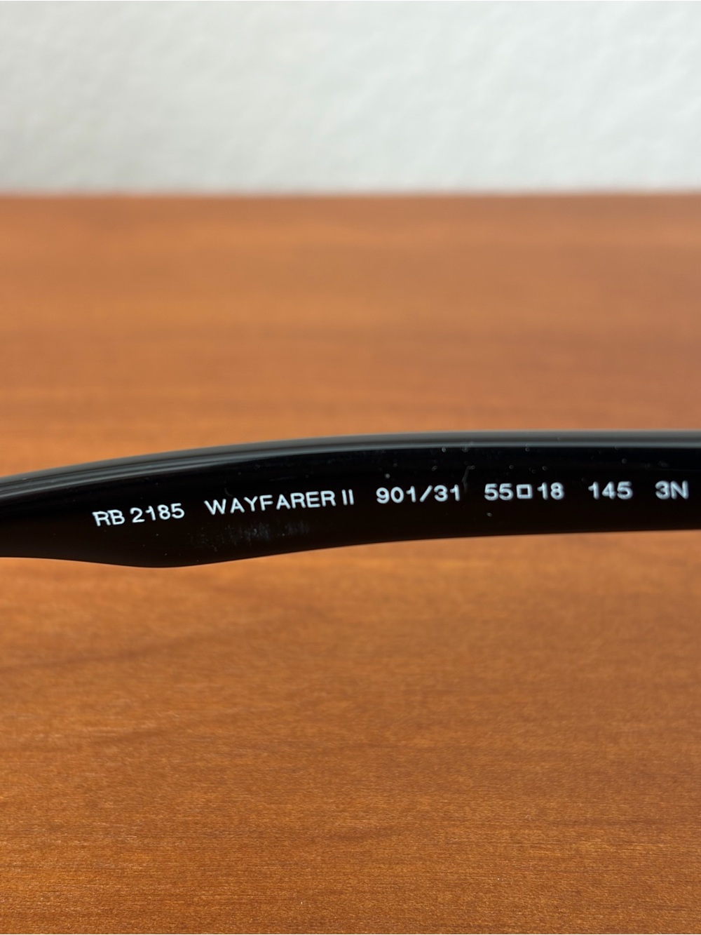 Ray‑Ban Black Wayfarer 2 Sunglasses with Black Lenses - Picture 5 of 5